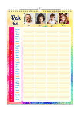 Rodinný plánovací fotokalendář