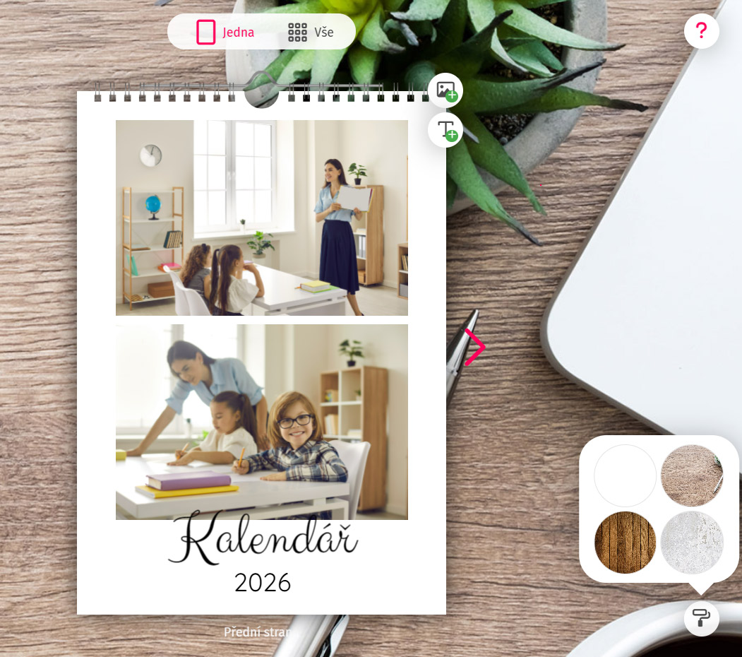 Tlačiarik editor pozadie