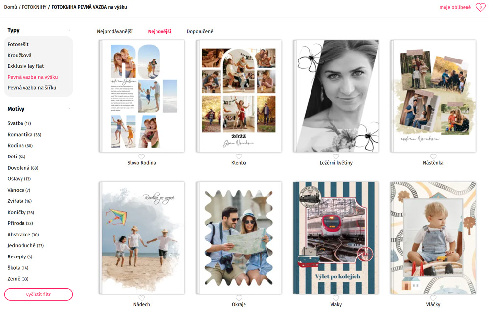 Fotoknihy a kategórie