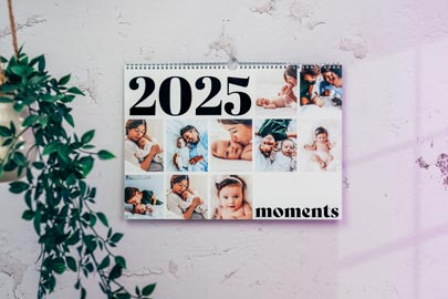 Nástenný mesačný fotokalendár na šírku A3 Tlačiarik